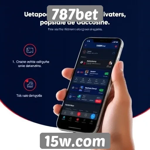 Funcionalidade do aplicativo móvel 787bet